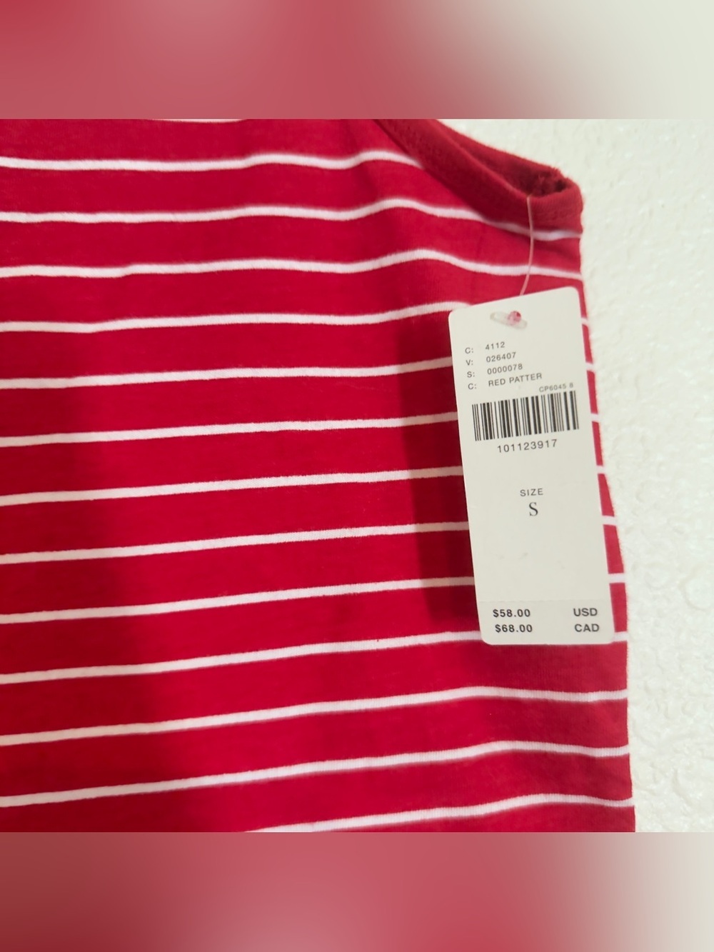 PILCRO ANTHROPOLOGIE SCOOP NECK STRIPED BUTTON FRONT TANK - Picture 6 of 11